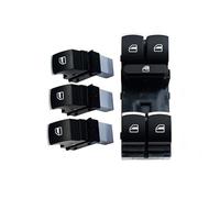 Interrupteur Fenêtre Interrupteur de vitre électrique Compatible avec VW Pour Golf MK5, Pour Jetta, Pour Passat B6, Pour Tiguan, Pour Rabbit 5ND959857 5ND959855