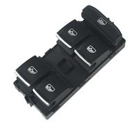 Interrupteur Fenêtre Principale électrique Pour SEAT Pour Leon 2013 2014 2015 2016 2017 2018 5G0959857 Contrôleur Lève-vitre Ensemble Commutateur Fenêtre(ElectroplateWhite)