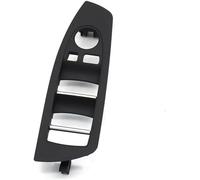 interrupteur fenêtre voiture Poignée de porte intérieure voiture Panneau couverture commutateur levage commande fenêtre avant pour B&MW série 7 F01 F02 730 735 740 745 750 760(Front Left-black)