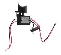 Interrupteur Fermeture de perceuse électrique, 7,2 V - 24 V 16A Interrupteur de déclenchement de Commande de Vitesse Interrupteur de perceuse avec Petite lumière pour perceuse sans Fil à Batterie