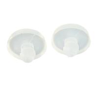 interrupteur feu stop Compatible avec Kia pour Spectra 2004-2009 pour Sportage 2005-2009 2 pièces tampon de pédale de frein en caoutchouc blanc 3287636000 32876-36000