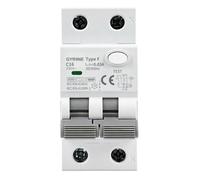 Interrupteur FI LS 16 A 30 mA 6 kA 1P+N type F C16 RCBO C caractéristique AC230V