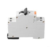 Interrupteur FI/LS 30 mA RCD 1P+N 16 A Courant résiduel Disjoncteur, rapide 0,1 s pour réponse, résistant aux flammes pour la maison et l'industrie
