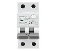 Interrupteur FI LS 40A 30mA 6kA 1P+N Type F 40 RCBO C Caractéristique AC230V