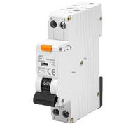 Interrupteur FI/LS - Disjoncteur différentiel 30 mA FI - Disjoncteur automatique - Disjoncteur différentiel avec RCBO 16 A - Courant nominal DPN - 240 V - B16 - Courbe B - Montage sur rail DIN