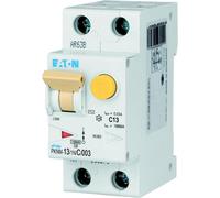 Interrupteur FI/LS type AC 10kA C 13A/1pol+N/30mA 2TE Eaton