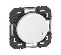 Interrupteur filaire connecté Legrand - Dooxie with Netatmo - Blanc - Sans neutre - Sans plaque