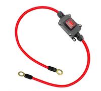 Interrupteur filaire en ligne DC 12 V, interrupteur de cablage double face DC 12-24 V DPST 25 A IP67 avec interrupteur marche/arret a connexion/deconnexion rapide