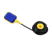 Interrupteur Flotteur pour Pompe avec Câbles 10m, commutateur Interrupteur de Niveau d'eau à Flotteur 250V 15A Contrôle Automatique Régulateur du Niveau de l'eau pour Pompe Réservoir - Blau