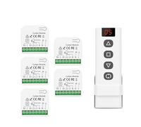 Interrupteur for volet roulant 110V 220V fonction temporisation, télécommande 5 en 1(5Receiver 1Remote)