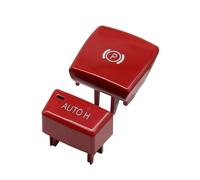 Interrupteur Frein À Main Électronique Voiture Bouton P Couvercle H Automatique Compatible Avec BMW X5 X6 E70 E71 E72 2007 - 2013 61319148508 Interrupteur de Frein à Main(Red,Type C)
