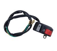 Interrupteur Guidon 7/8" pour moto Start Kill DC12V Interrupteur | Start kill switch, 7/8 inch fit, DC12V power, easy install, motorcycle use