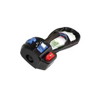 Interrupteur Guidon Étanche 1 Interrupteur De Commande Guidon Moto En Aluminium 22 Mm Pour Scooter Électrique Bouton Klaxon Clignotant Phare Démarrage(Left)