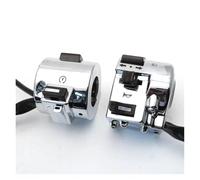 Interrupteur Guidon Étanche Interrupteur De Commande Chromé Côté Droit Ou Gauche Pour Cyclomoteur GY6 Retro Scooter 125cc 150cc(Right and left)