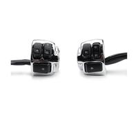 Interrupteur Guidon Étanche Interrupteur De Commande Clignotant Guidon Moto Contrôleur Klaxon Pression Cycle Automatiq, Démarrage(Electroplate)