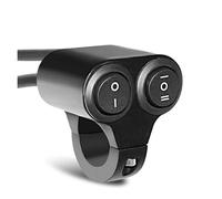 Interrupteur Guidon Étanche Interrupteur De Guidon Moto 12 V 10 A 22 Mm 7/8 Po, Bouton Marche/arrêt, Étanche, 3 Fils, Projecteur Rétro(1pc Type 2)