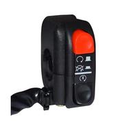 Interrupteur Guidon Étanche Interrupteur De Guidon Moto 7/8" (22 Mm), Bouton Marche/arrêt 12 V pour VTT Motos Scooters