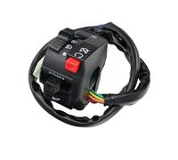 Interrupteur Guidon Étanche Interrupteur De Guidon Moto Multifonction Clignotant Gauche, Klaxon, Starter, Démarreur pour VTT/Quad 7/8" 22 Mm(Without air Door)