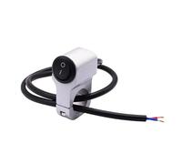 Interrupteur Guidon Étanche Interrupteur De Phare Guidon Moto En Alliage D'aluminium, 22 Mm, 7/8 Po, Trois Positions, Étanche, 12 V, Rétro(Silver 2)