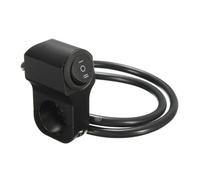 Interrupteur Guidon Étanche Interrupteur De Phare Guidon Moto En Alliage D'aluminium, 22 Mm, 7/8 Po, Trois Positions, Étanche, 12 V, Rétro(Black)