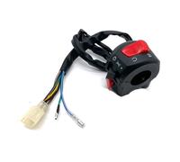 Interrupteur Guidon Étanche Interrupteurs Moto 22 Mm Bouton Klaxon Clignotant,Lampe Électrique Démarrage Extinction Contrôleur Guidon EN125(1pcs right)