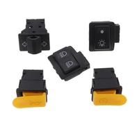 Interrupteur Guidon Étanche Lot De 5 Interrupteurs À Bouton Pour Moto Phare Klaxon Variateur Clignotant Démarreur Pour Cyclomoteur Scooter