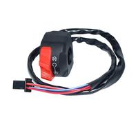 Interrupteur Guidon Étanche Pour M-SLAZ MT-15 7/8" 22 Mm Support De Guidon Droit Universel Bouton Poussoir Interrupteur Marche/arrêt 12 V Commutateurs Moto