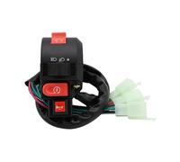 Interrupteur Guidon Marche Interrupteur De Démarrage Et D'arrêt Pour Guidon De Moto, Bouton Lumineux, Clignotant, Trompette Pour 50cc-250cc Universel