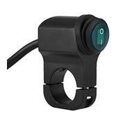 Interrupteur Guidon Moto, 12V Universel 22mm Bouton de guidon, Interrupteur Phare de Frein On/Off Bouton, 12V Moto Phare Contrôle Interrupteur Marche/Arrêt