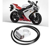 Interrupteur Guidon Moto 25Mm,Interrupteur Guidon Moto,Commutateur De Guidon De Mm,Commutateurs De Sports Motorisés,25 Mm/0,98 Po En Acier Étanche Pour Phares De
