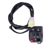 Interrupteur Guidon Moto Bouton Klaxon Clignotant Contrôleur Feu Brouillard Interrupteur Guidon 7/8 Po Interrupteur D'arrêt Momentané D'allumage de Guidon