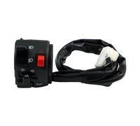 Interrupteur Guidon Moto Commutateurs Universels Guidon Moto 7/8" 22mm Feu Antibrouillard Électrique Bouton Démarrage Clignotant Contrôleur Klaxon