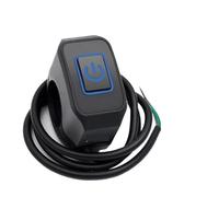 Interrupteur Guidon Moto Interrupteur de moto avec lumière LED, 22mm, bouton momentané, montage sur guidon, commande klaxon phare, interrupteur modifié