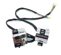 Interrupteur Guidon Moto Interrupteur Guidon Plaqué Côté Droit Gauche Pour Moto Bouton Commande Phare Klaxon Clignotant Pour 125cc 150cc 200cc