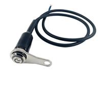 Interrupteur Guidon Moto Interrupteur marche/arrêt LED 12 V pour moto, fixation guidon, alliage d'aluminium, feu antibrouillard, klaxon intégré, bouton-poussoir