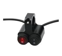 Interrupteur Guidon Moto Interrupteur Universel Guidon Moto 2 Boutons Commande 22mm 7/8 Pouces Remise en état Barre Indicateur marche/arrêt