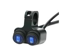 Interrupteur Guidon Moto Interrupteur Universel Guidon Moto 2 Boutons Commande 22mm 7/8 Pouces Remise en état Barre Indicateur marche/arrêt