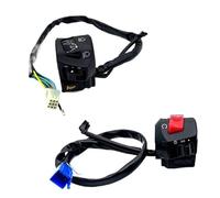 Interrupteur Guidon Moto Interrupteurs de moto 22 mm 7/8" : bouton klaxon, clignotant, feu antibrouillard électrique, démarreur, commande au guidon