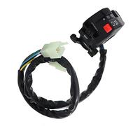 Interrupteur Guidon Moto Interrupteurs de moto 22 mm, bouton klaxon, clignotant, feu antibrouillard électrique, démarrage, commande au guidon