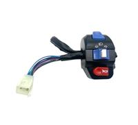 Interrupteur Guidon Moto Marche 1 Paire De Clignotants De Klaxon De Commutateur De Commande De Guidon Gauche Et Droit Pour Scooter Gy6 50cc 125cc 150cc(Blue)