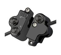 Interrupteur Guidon Moto Marche Interrupteur De Commande De Guidon De Moto Pour Yam&aha Sans Harnais(All Black)