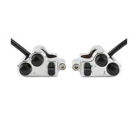 Interrupteur Guidon Moto Marche Interrupteur De Commande De Guidon De Moto Pour Yam&aha Sans Harnais(Chrome)
