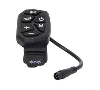 Interrupteur guidon scooter électrique 6 broches pour Kugoo M4 | Intégré pour klaxon, phare, clignotants ; 7 fonctions dans une unité pour un contrôle rapide de la conduite