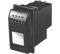 HELLA Interrupteur - S24 - Commande de basculement - Vers° d'équip.: I-0 - Nombre de connexions: 4 - avec fonction confort - 6EH 007 832-022