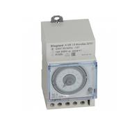 Interrupteur horaire programmable analogique cadran horizontal journalier avec réserve marche - LEGRAND - 412813