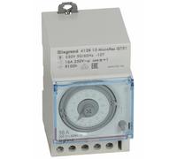 Interrupteur horaire analogique modulaire programmable manuel journalier cadran horizontal - LEGRAND - 412813