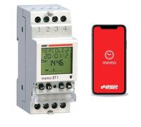 INTERRUPTEUR HORAIRE ASTRONOMIQUE AVEC BLUETOOTH VEMER VE767600 MÉMO BT1