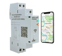 Interrupteur horaire astronomique - Quotidien/hebdomadaire - Multifonction WiFi 48-230Vac - plikc Astro WiFi Gris