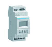 Interrupteur horaire électronique 2 voies annuelle, astronomique, crépusculaire - HAGER EGN200