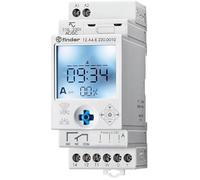 Interrupteur horaire - FINDER - 12.A4.8.230.0010 - 230 V AC/DC - Programme hebdomadaire - LCD